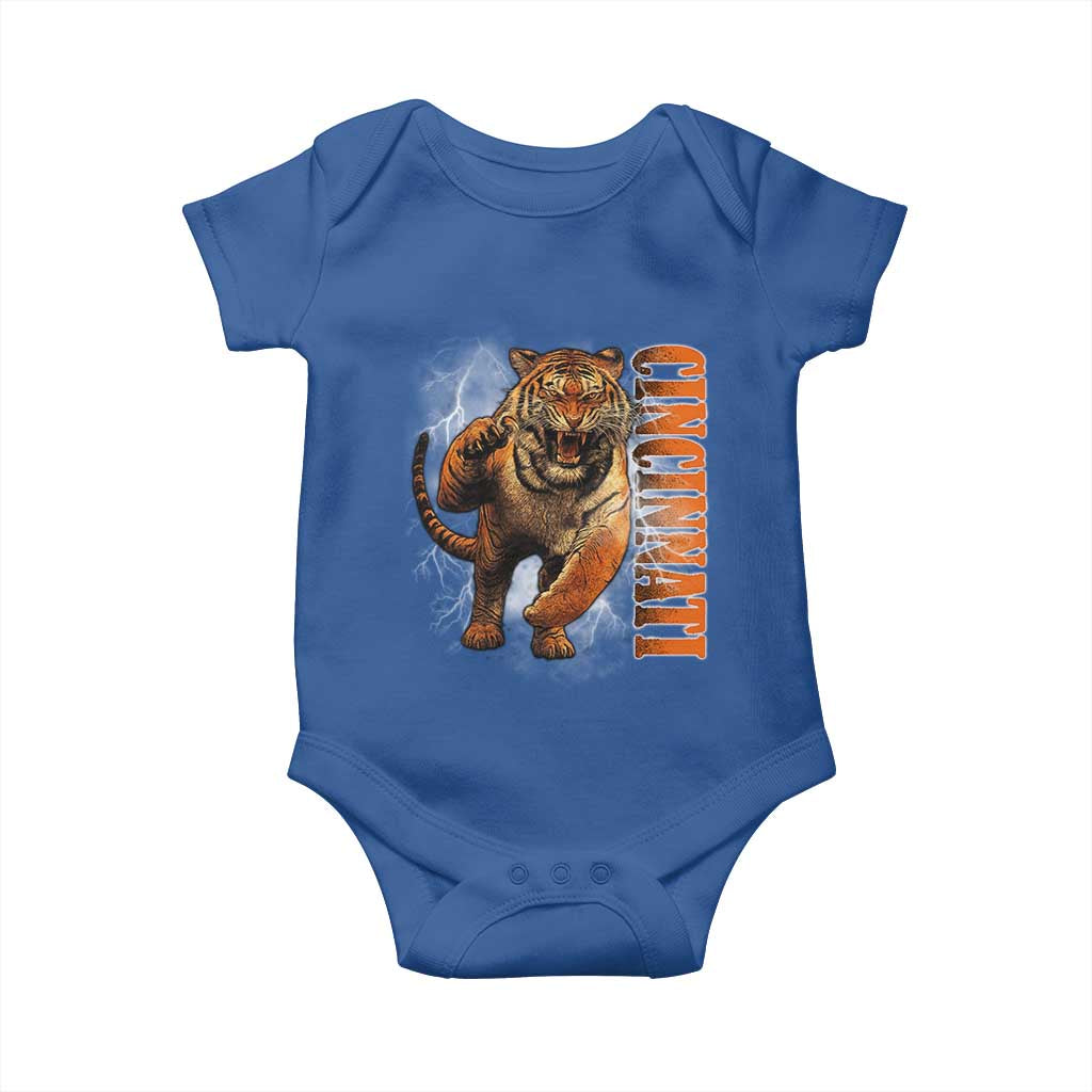 Cincinnati Tiger Baby Onesie Bootleg Vintage - Wonder Print Shop