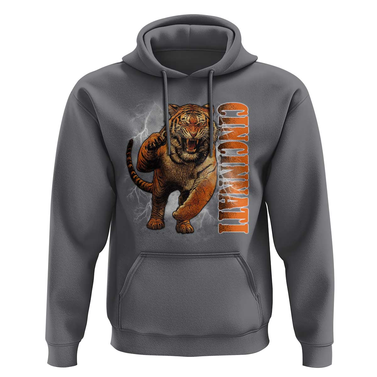 Cincinnati Tiger Hoodie Bootleg Vintage - Wonder Print Shop