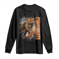 Cincinnati Tiger Long Sleeve Shirt Bootleg Vintage - Wonder Print Shop