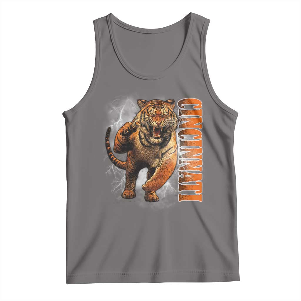 Cincinnati Tiger Tank Top Bootleg Vintage - Wonder Print Shop