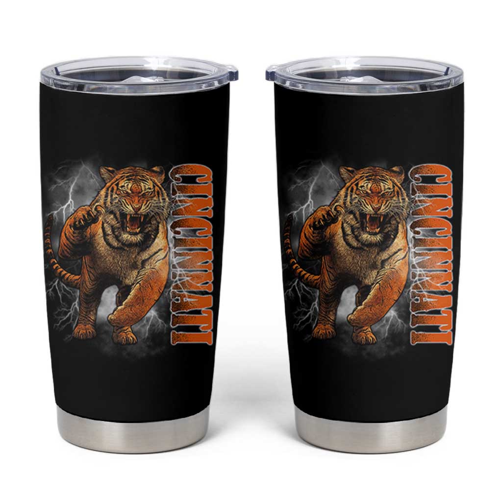 Cincinnati Tiger Tumbler Cup Bootleg Vintage - Wonder Print Shop