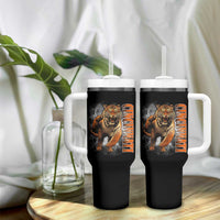 Cincinnati Tiger Tumbler With Handle Bootleg Vintage - Wonder Print Shop