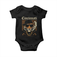 Cincinnati Tiger Baby Onesie Retro Vintage Mascot Sports Fan - Wonder Print Shop