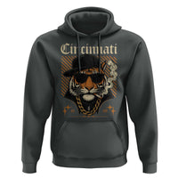 Cincinnati Tiger Hoodie Retro Vintage Mascot Sports Fan - Wonder Print Shop