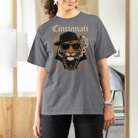 Cincinnati Tiger T Shirt For Women Retro Vintage Mascot Sports Fan - Wonder Print Shop