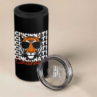 Cincinnati Tiger 4 in 1 Can Cooler Tumbler Retro Vintage Novelty Sports Fan - Wonder Print Shop