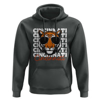 Cincinnati Tiger Hoodie Retro Vintage Novelty Sports Fan - Wonder Print Shop