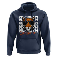 Cincinnati Tiger Hoodie Retro Vintage Novelty Sports Fan - Wonder Print Shop