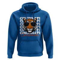 Cincinnati Tiger Hoodie Retro Vintage Novelty Sports Fan - Wonder Print Shop