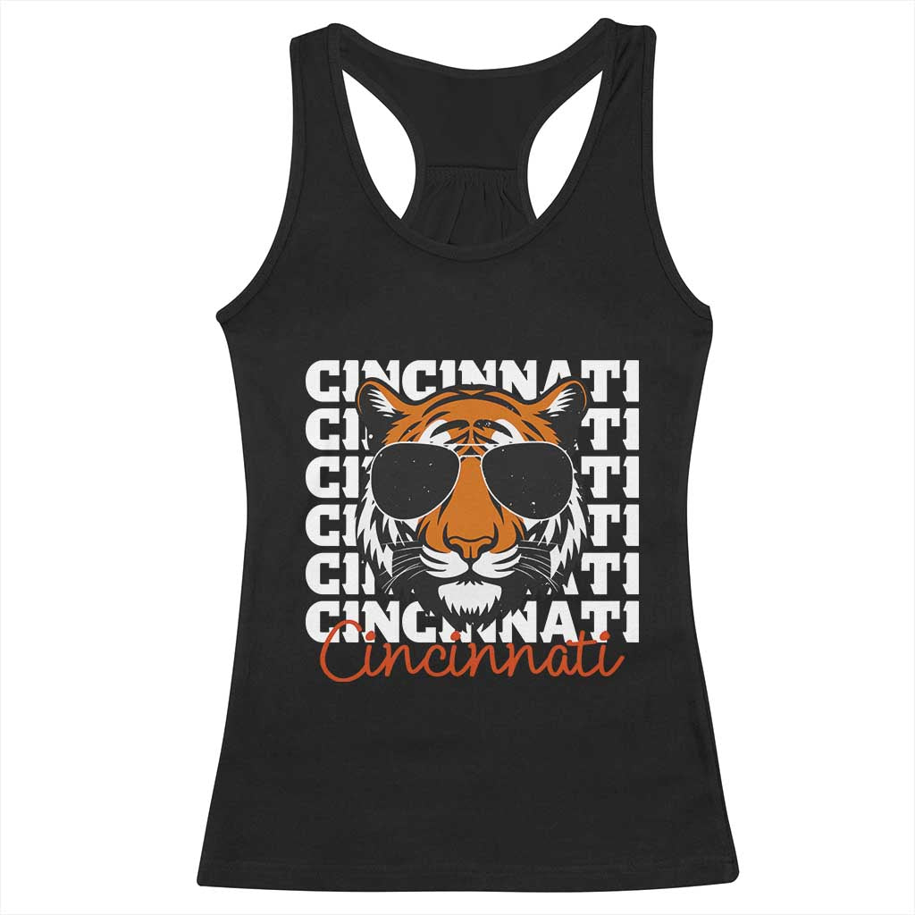 Cincinnati Tiger Racerback Tank Top Retro Vintage Novelty Sports Fan - Wonder Print Shop