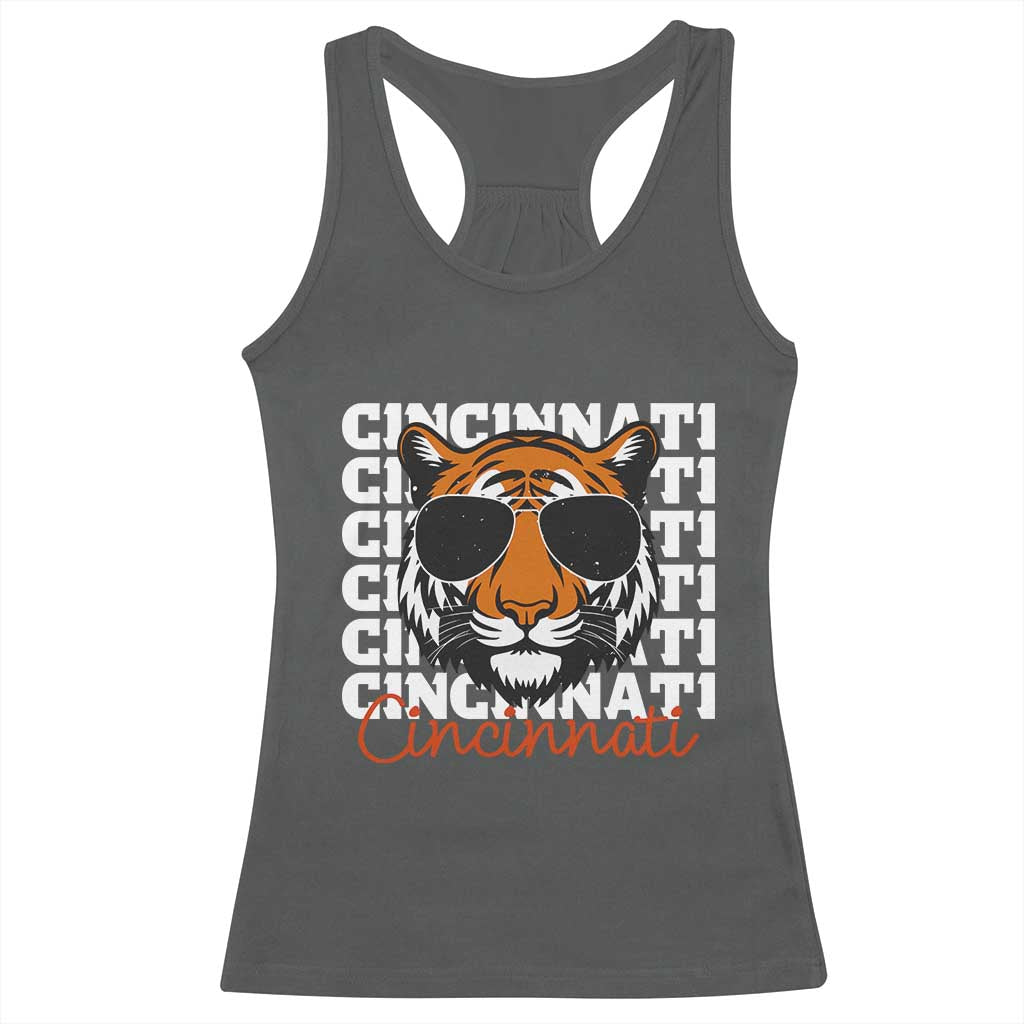 Cincinnati Tiger Racerback Tank Top Retro Vintage Novelty Sports Fan - Wonder Print Shop