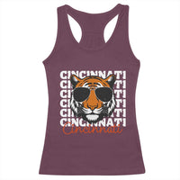 Cincinnati Tiger Racerback Tank Top Retro Vintage Novelty Sports Fan - Wonder Print Shop