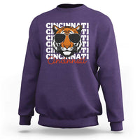 Cincinnati Tiger Sweatshirt Retro Vintage Novelty Sports Fan - Wonder Print Shop