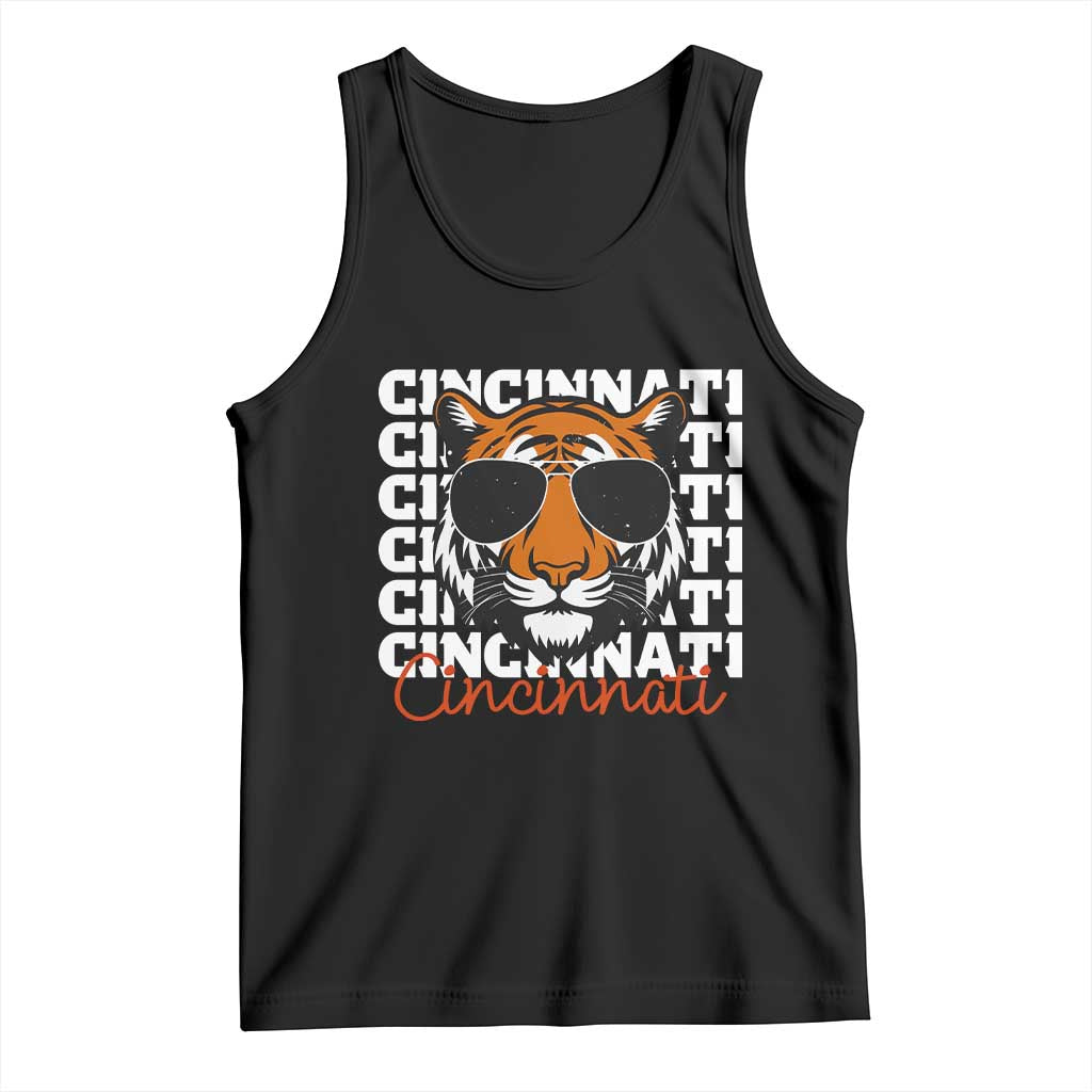 Cincinnati Tiger Tank Top Retro Vintage Novelty Sports Fan - Wonder Print Shop