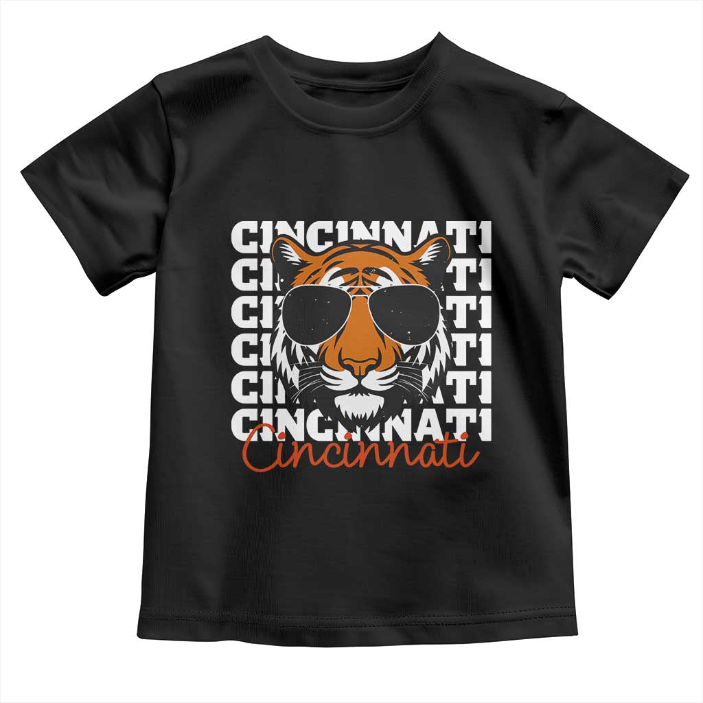 Cincinnati Tiger Toddler T Shirt Retro Vintage Novelty Sports Fan - Wonder Print Shop