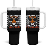 Cincinnati Tiger Tumbler With Handle Retro Vintage Novelty Sports Fan - Wonder Print Shop