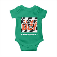 Cincinnati Baby Onesie Retro Vintage Game Dey White Stripes - Wonder Print Shop