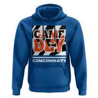 Cincinnati Hoodie Retro Vintage Game Dey White Stripes - Wonder Print Shop