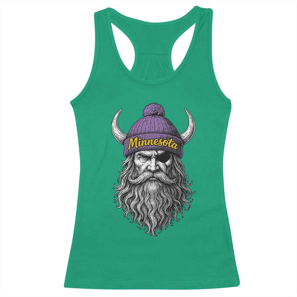 Vintage Minnesota Racerback Tank Top Retro Sports Fan - Wonder Print Shop