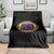 Skol Football Throw Blanket Retro Nordic Scandinavian Warrior Vikings Axe - Wonder Print Shop