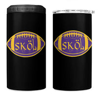 Skol Football 4 in 1 Can Cooler Tumbler Retro Nordic Scandinavian Warrior Vikings Axe - Wonder Print Shop