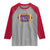 Skol Football Raglan Shirt Retro Nordic Scandinavian Warrior Vikings Axe - Wonder Print Shop