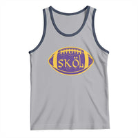Skol Football Tank Top Retro Nordic Scandinavian Warrior Vikings Axe - Wonder Print Shop