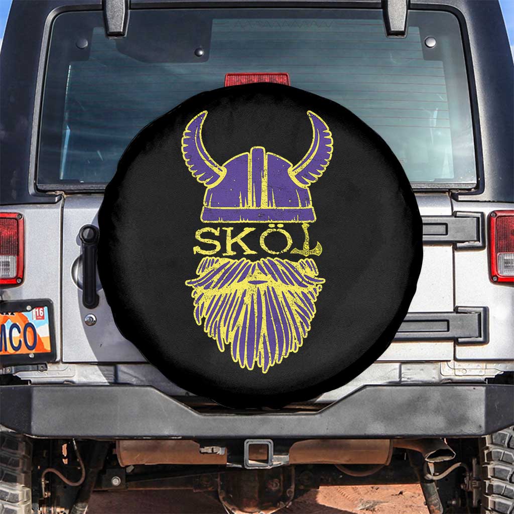 Skol Nordic Scandinavian Warrior Viking Helmet Spare Tire Cover - Wonder Print Shop
