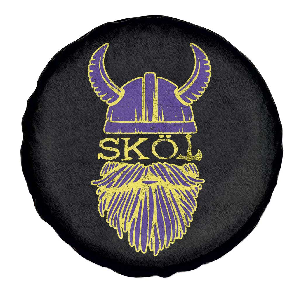 Skol Nordic Scandinavian Warrior Viking Helmet Spare Tire Cover - Wonder Print Shop
