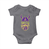 Skol Nordic Scandinavian Warrior Viking Helmet Baby Onesie - Wonder Print Shop