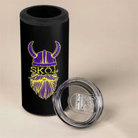 Skol Nordic Scandinavian Warrior Viking Helmet 4 in 1 Can Cooler Tumbler - Wonder Print Shop