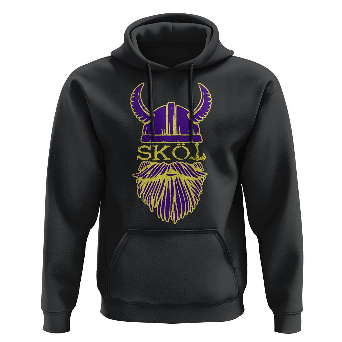 Skol Nordic Scandinavian Warrior Viking Helmet Hoodie - Wonder Print Shop