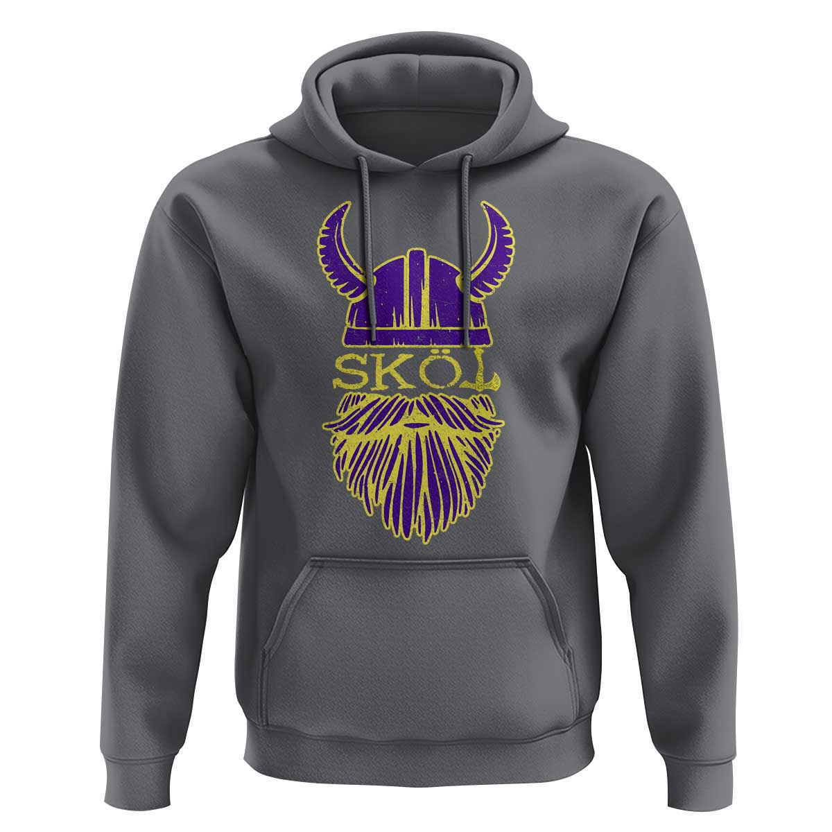 Skol Nordic Scandinavian Warrior Viking Helmet Hoodie - Wonder Print Shop
