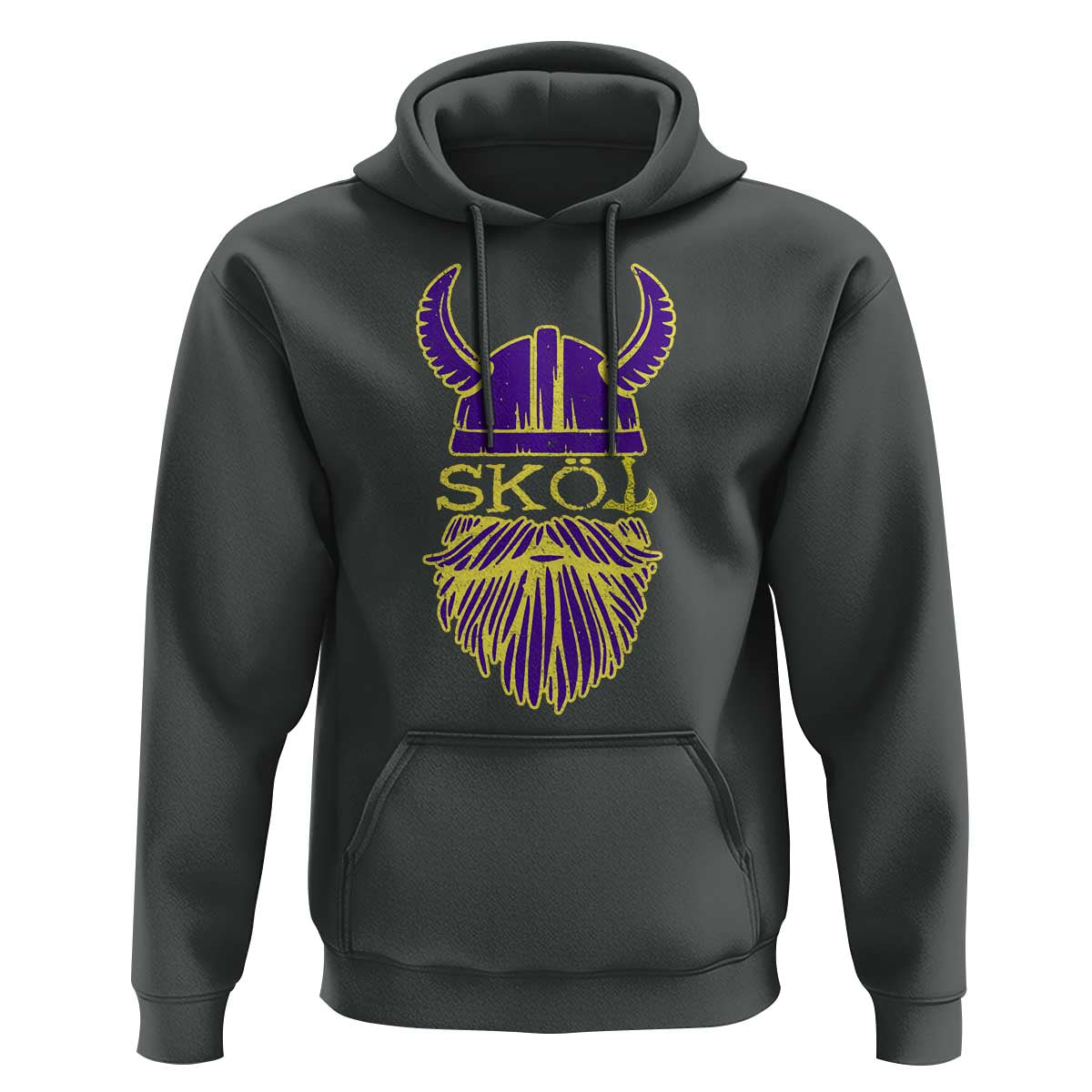 Skol Nordic Scandinavian Warrior Viking Helmet Hoodie - Wonder Print Shop