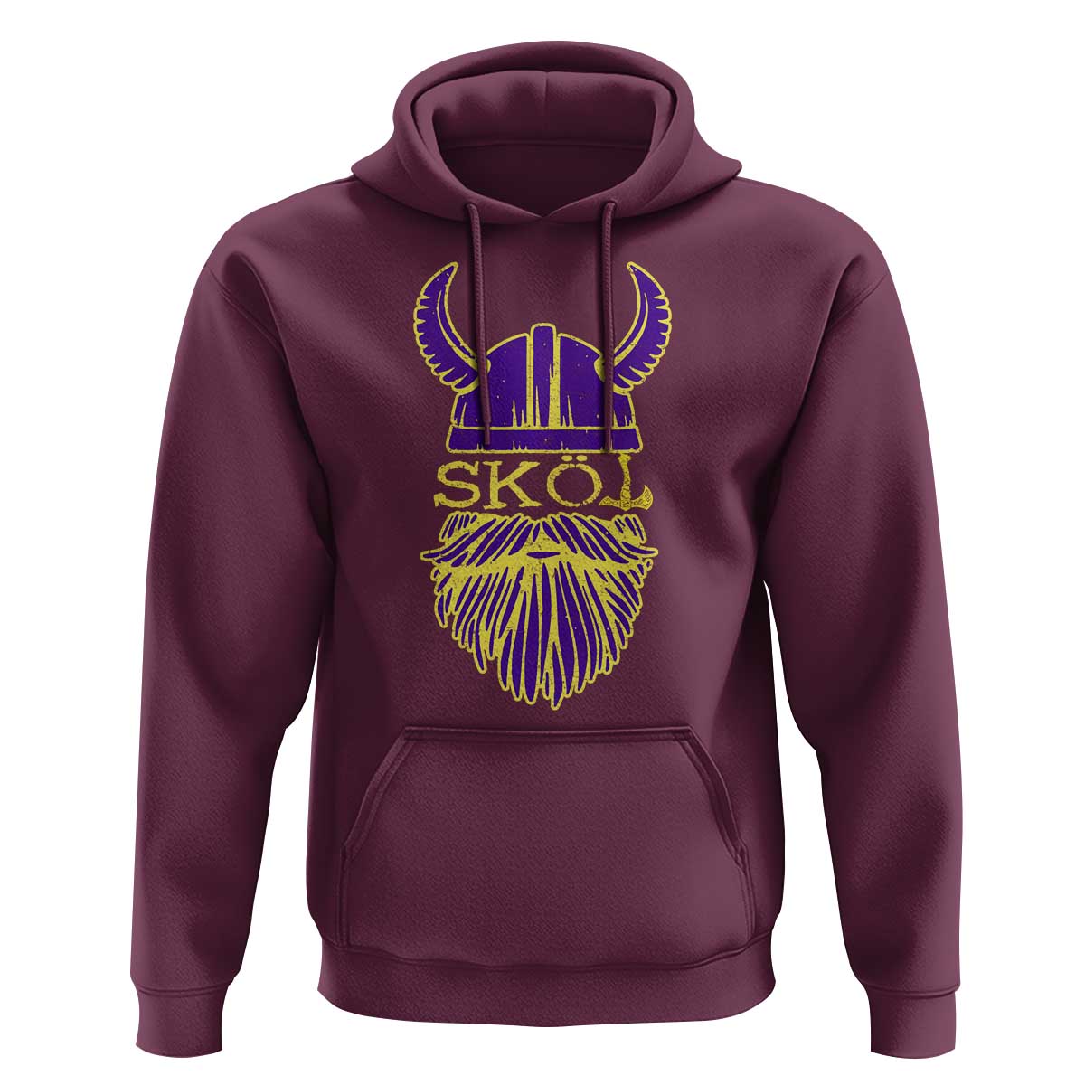 Skol Nordic Scandinavian Warrior Viking Helmet Hoodie - Wonder Print Shop