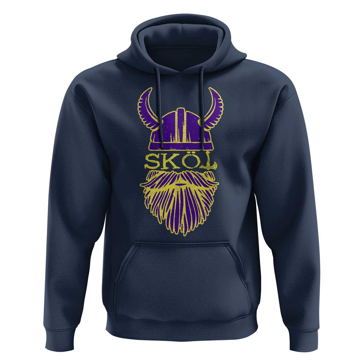 Skol Nordic Scandinavian Warrior Viking Helmet Hoodie - Wonder Print Shop