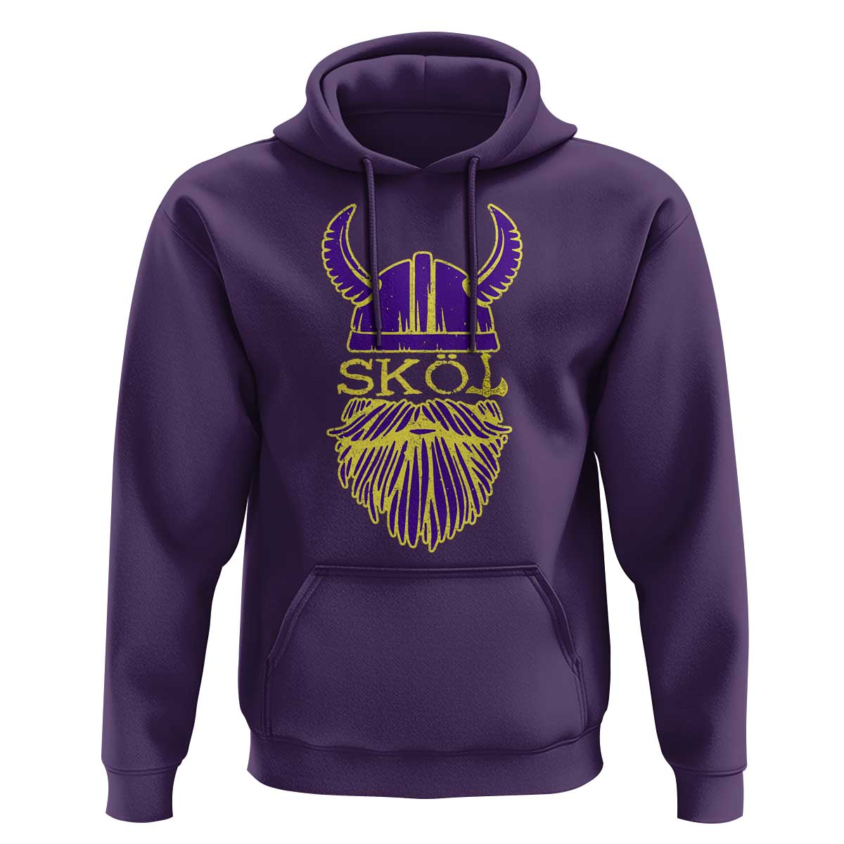 Skol Nordic Scandinavian Warrior Viking Helmet Hoodie - Wonder Print Shop