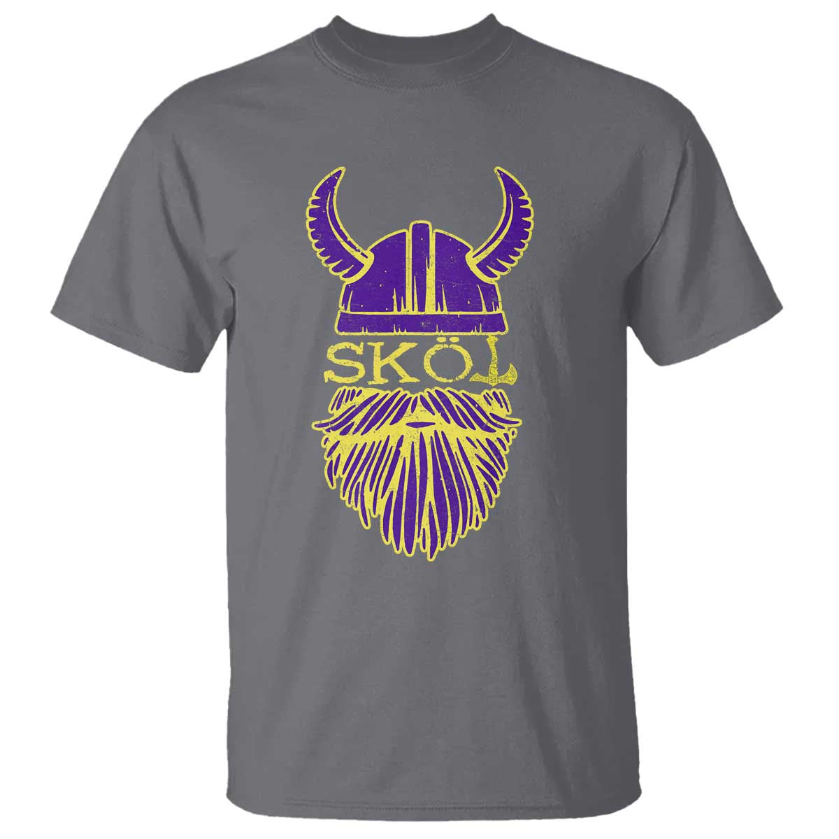 Skol Nordic Scandinavian Warrior Viking Helmet T Shirt - Wonder Print Shop