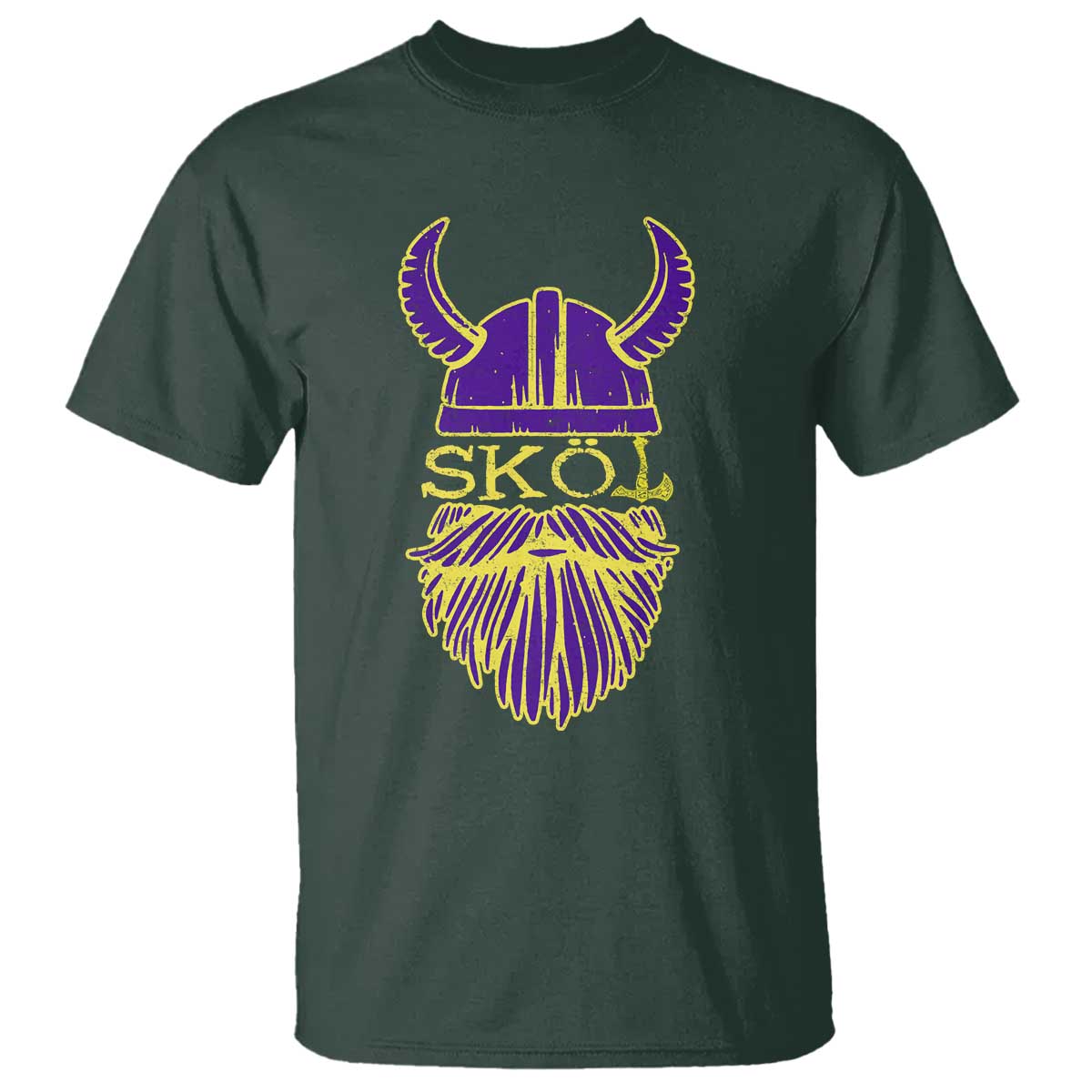 Skol Nordic Scandinavian Warrior Viking Helmet T Shirt - Wonder Print Shop