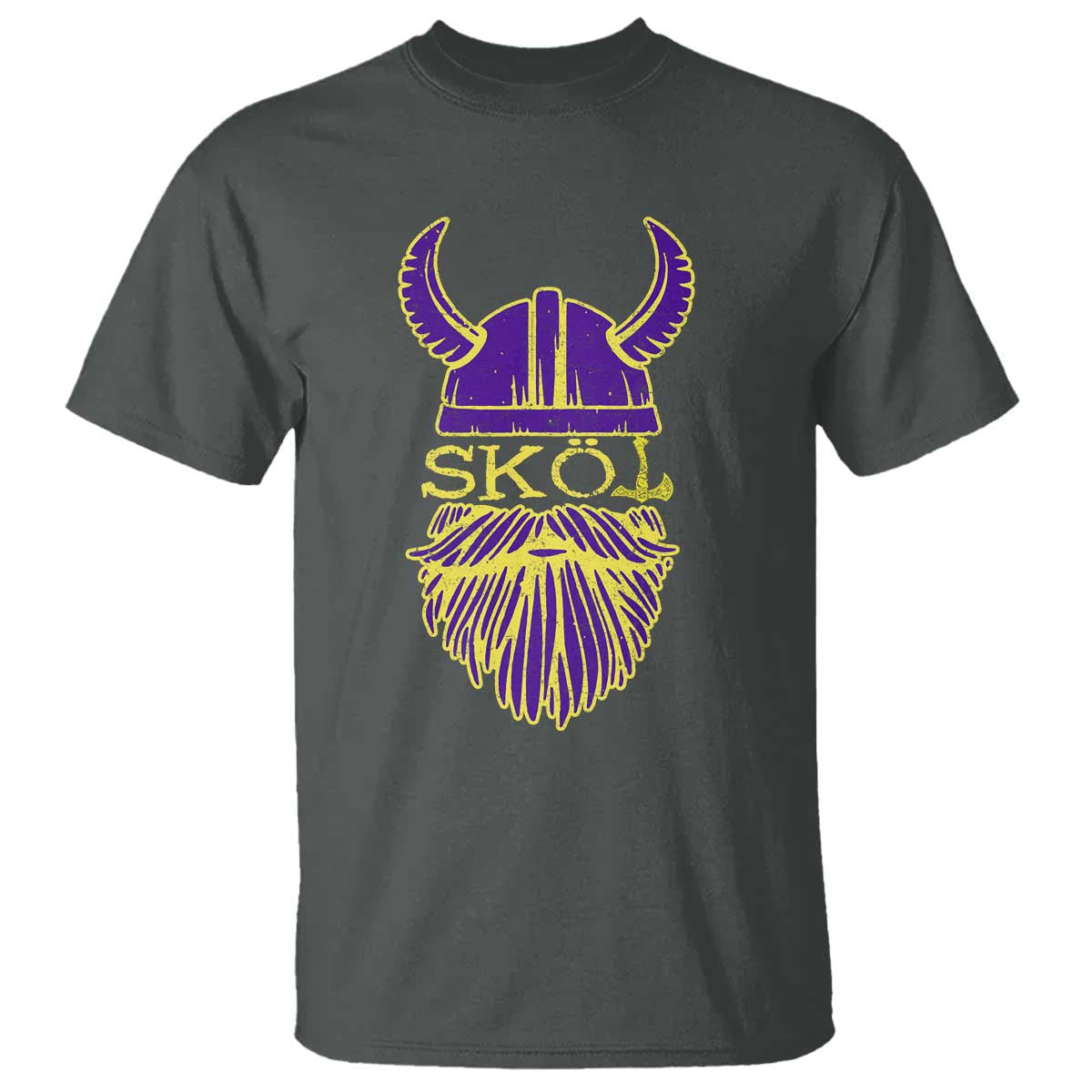 Skol Nordic Scandinavian Warrior Viking Helmet T Shirt - Wonder Print Shop