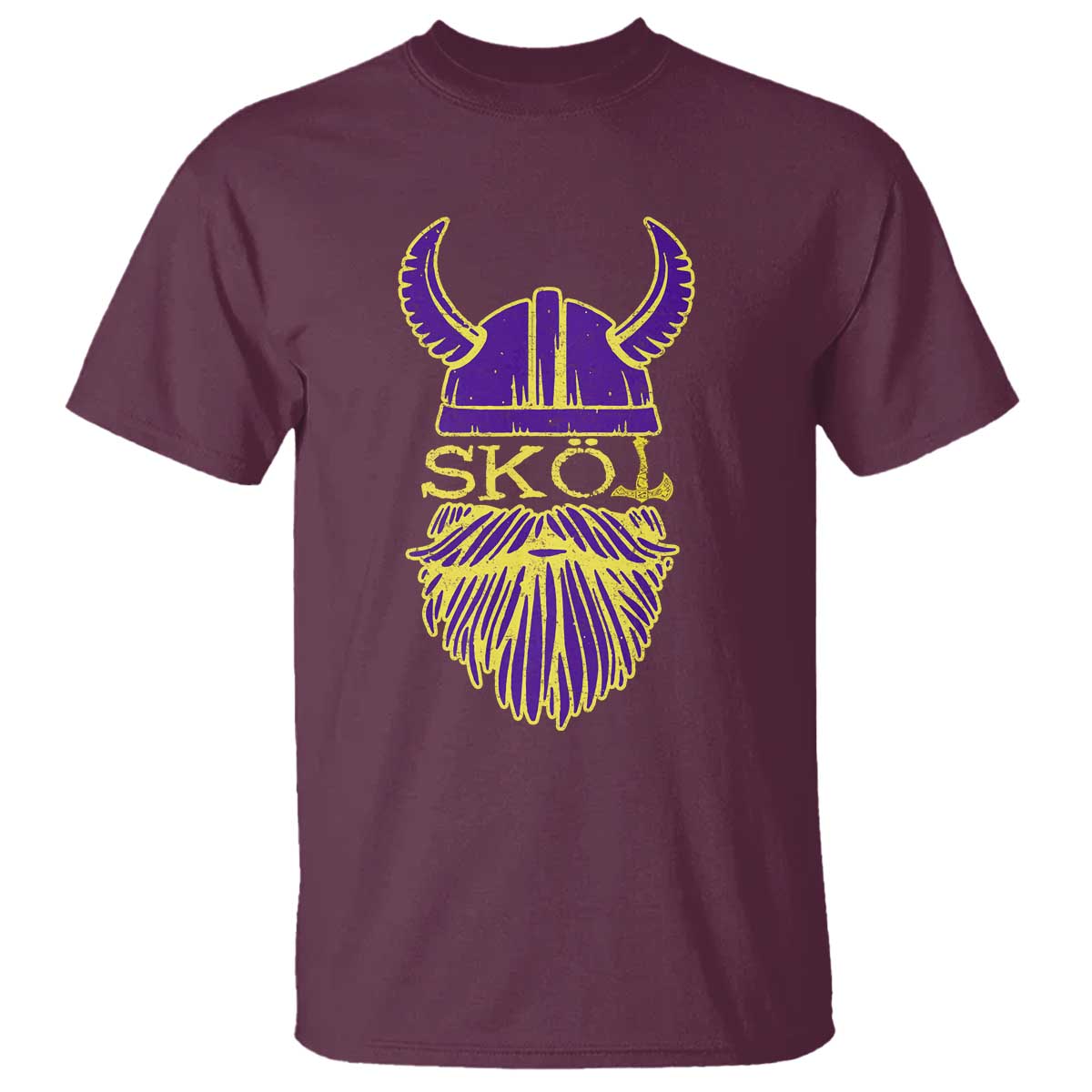 Skol Nordic Scandinavian Warrior Viking Helmet T Shirt - Wonder Print Shop