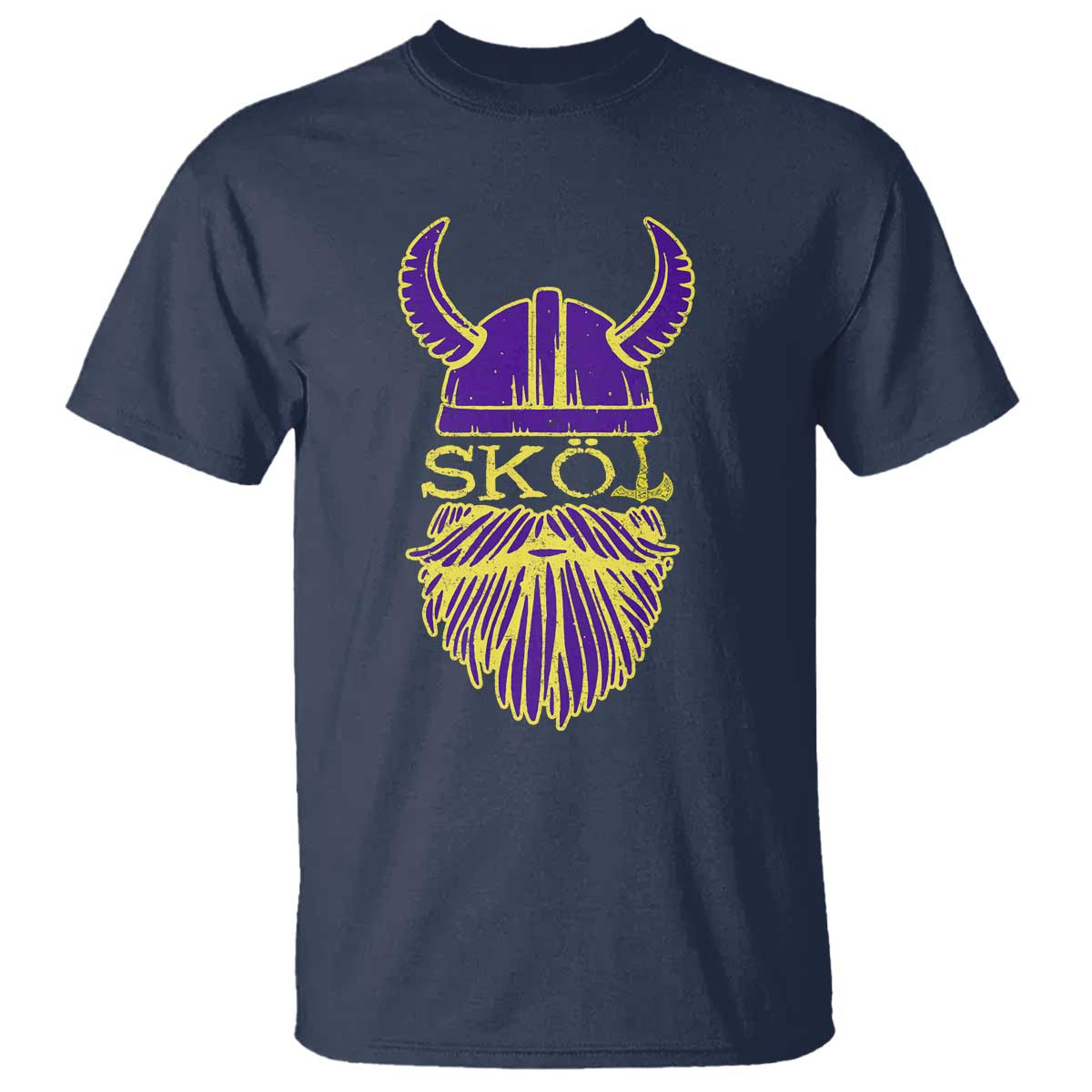Skol Nordic Scandinavian Warrior Viking Helmet T Shirt - Wonder Print Shop