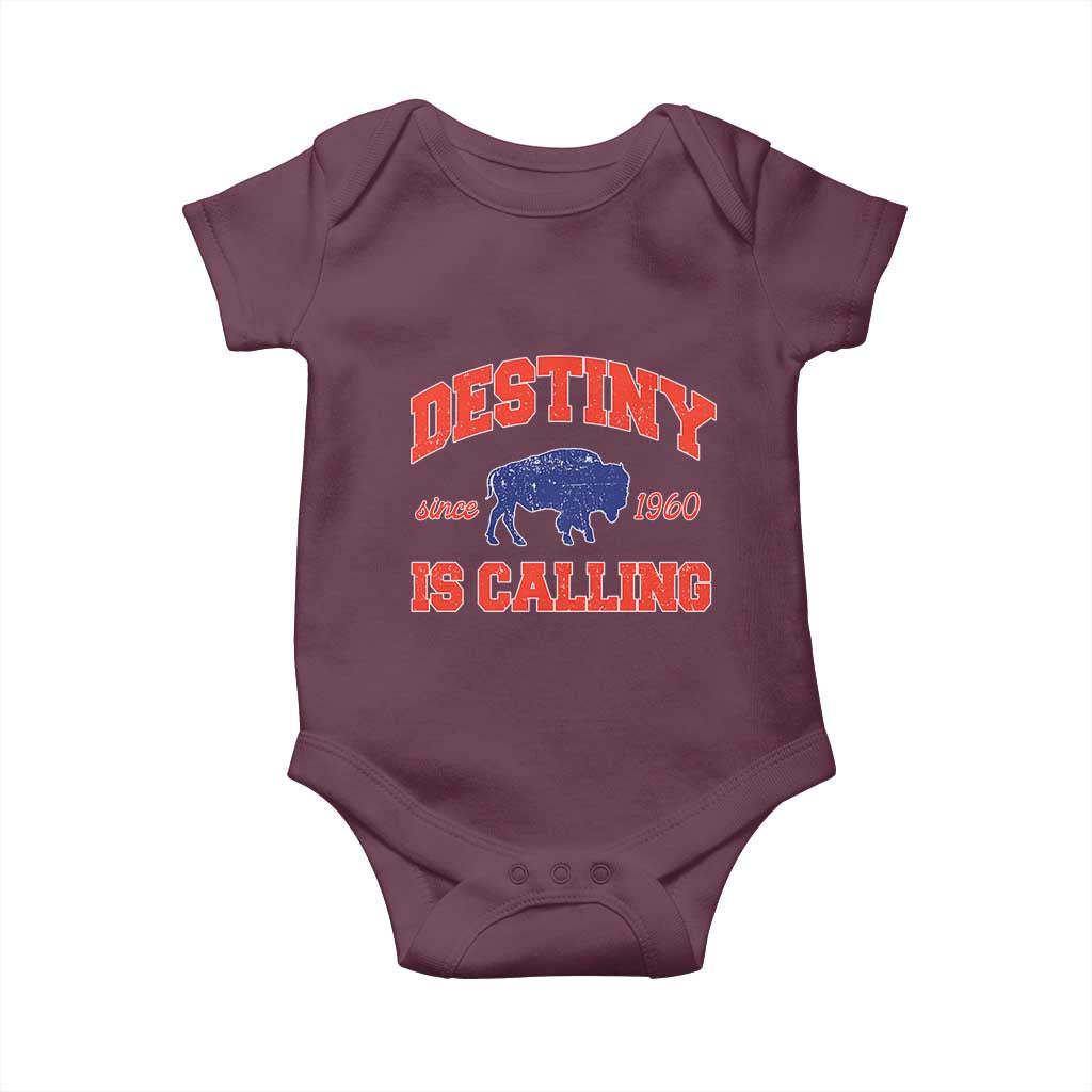 Buffalo Fan Baby Onesie Vintage Destiny is Calling Victory Monday - Wonder Print Shop