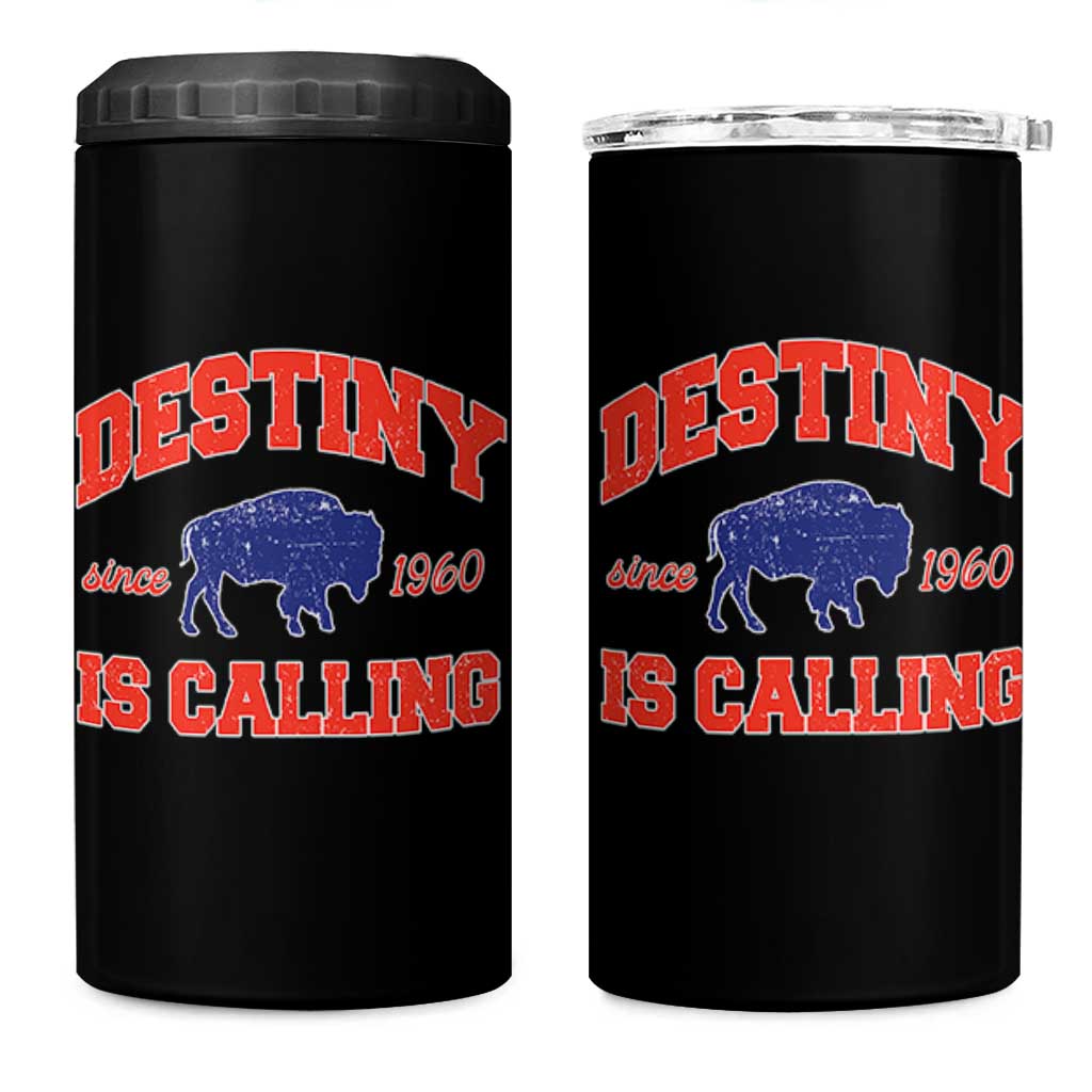 Buffalo Fan 4 in 1 Can Cooler Tumbler Vintage Destiny is Calling Victory Monday - Wonder Print Shop