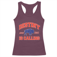 Buffalo Fan Racerback Tank Top Vintage Destiny is Calling Victory Monday - Wonder Print Shop