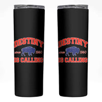 Buffalo Fan Skinny Tumbler Vintage Destiny is Calling Victory Monday - Wonder Print Shop