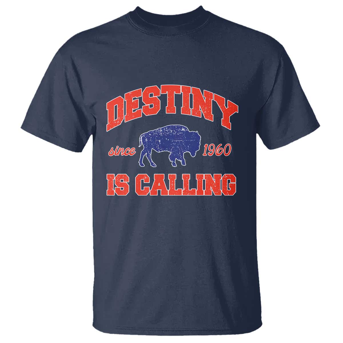 Buffalo Fan T Shirt Vintage Destiny is Calling Victory Monday - Wonder Print Shop