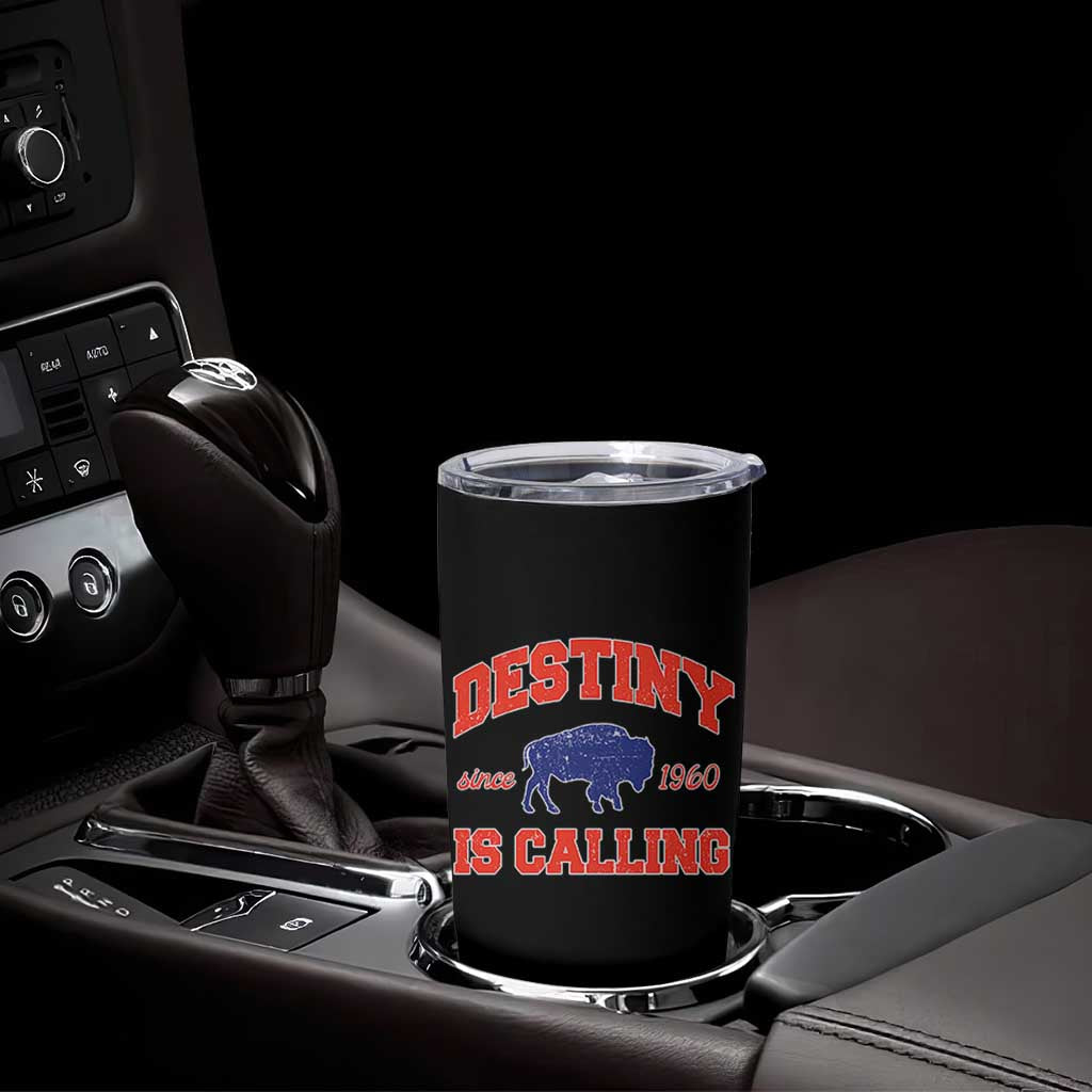 Buffalo Fan Tumbler Cup Vintage Destiny is Calling Victory Monday - Wonder Print Shop