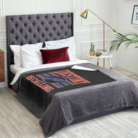 Buffalo Football Throw Blanket Funny Vintage 90s Bills Fan - Wonder Print Shop