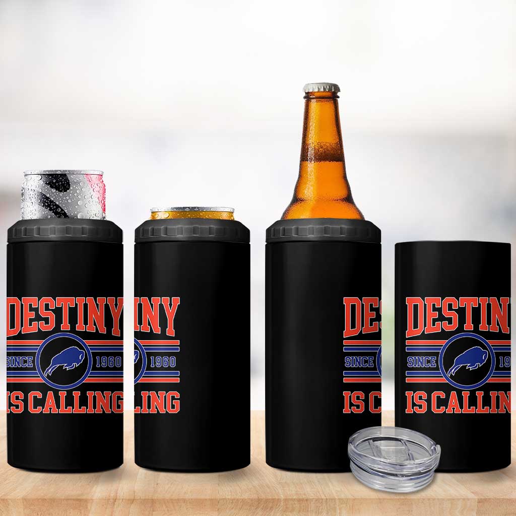 Buffalo Football 4 in 1 Can Cooler Tumbler Funny Vintage 90s Bills Fan - Wonder Print Shop